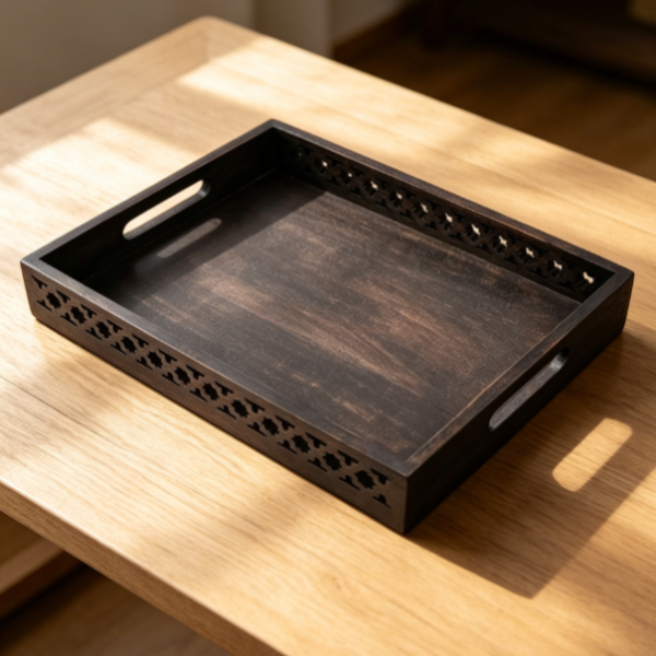 Rectangular Wooden Serving Tray